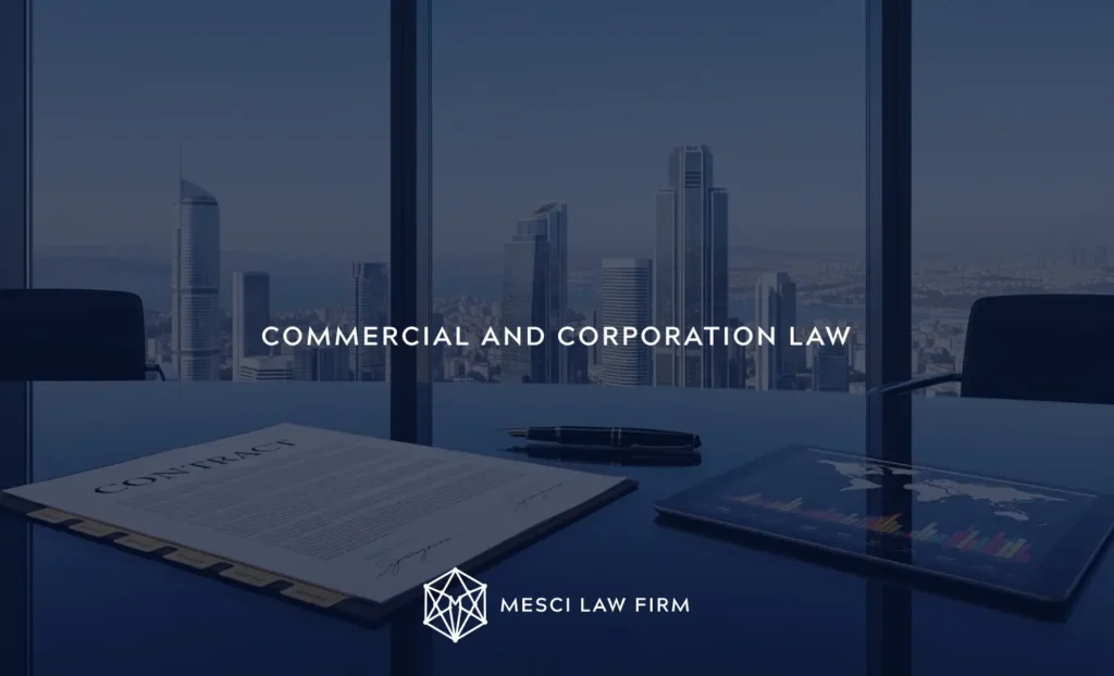 COMMERCIAL AND CORPORATION LAW